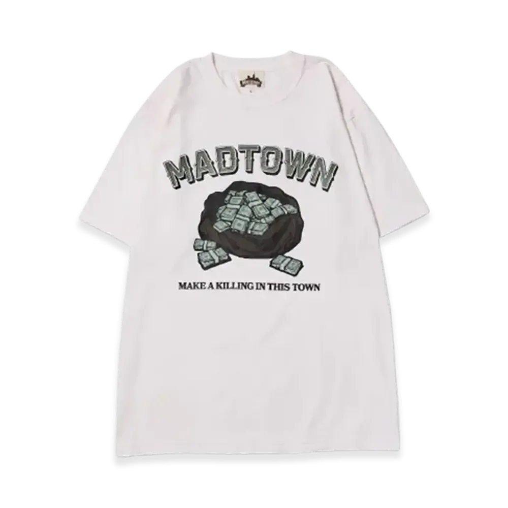 VAULTROOM MAD TOWN Money Tee "Off White"