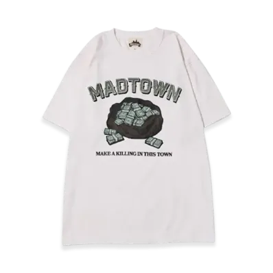 VAULTROOM MAD TOWN Money Tee "Off White"