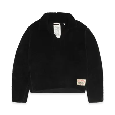 Stussy x Our Legacy Work Shop Runner Fleece Pullover "Black"