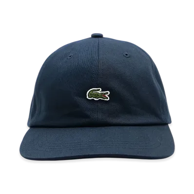 LACOSTE Front One-Point Crocodile Logo Cap "Navy"