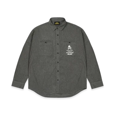 PALACE x NEIGHBORHOOD Shirt "Salt/Pepper"
