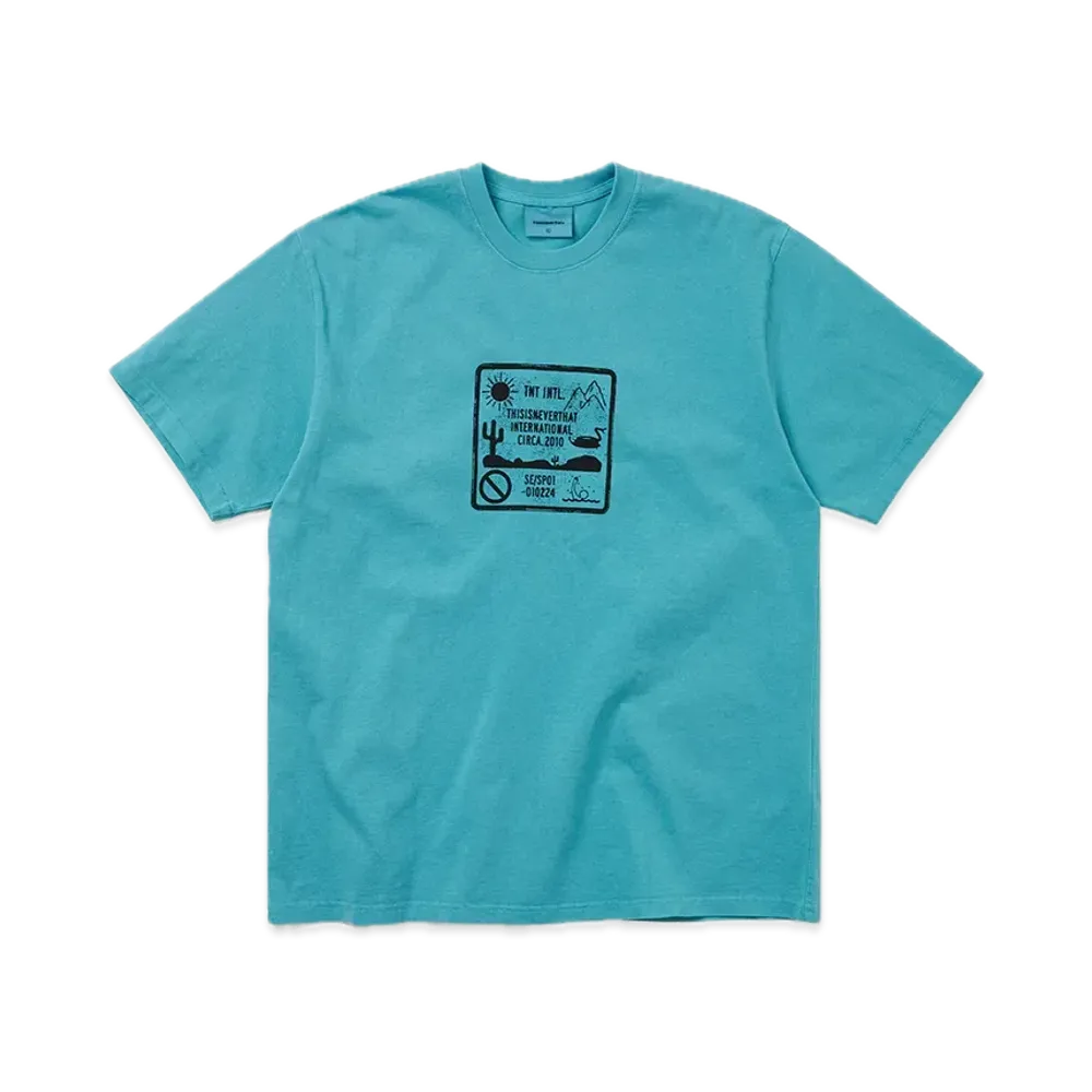 thisisneverthat Caution Sign Tee "Teal"