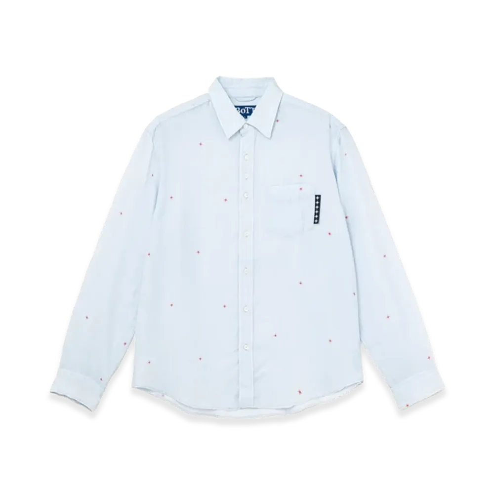 BoTT Printed Sparkle Striped Shirt "Blue"