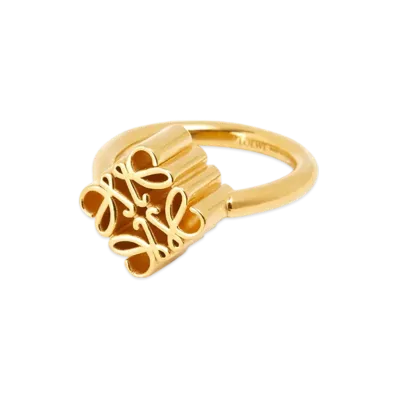 LOEWE Single Anagram Ring "Gold"