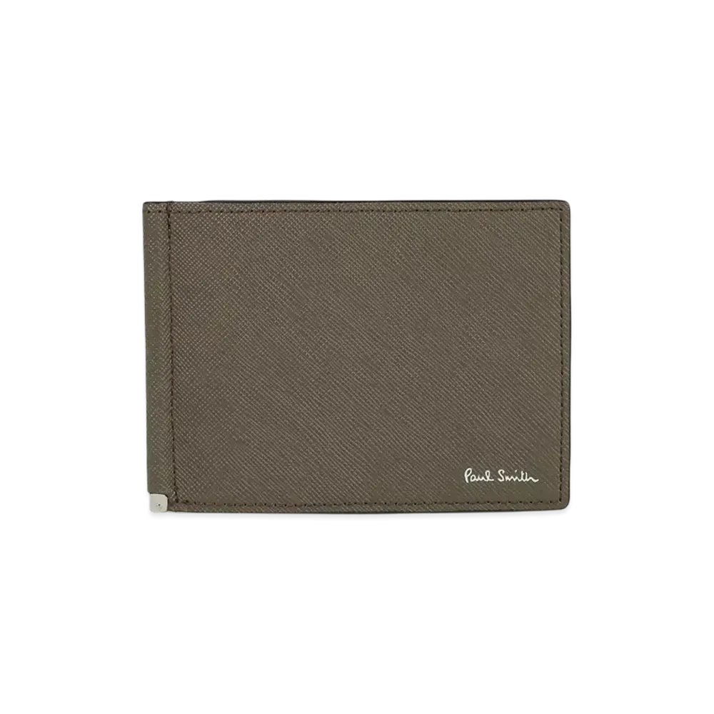 Paul Smith Bright Stripe Puller Money Clip "LightBrown"