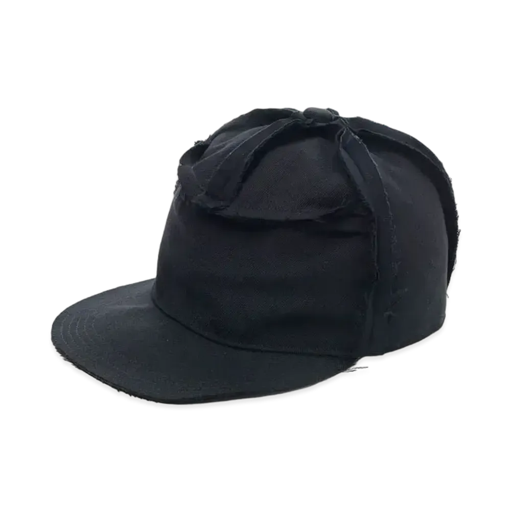 Yohji Yamamoto Pour Homme REGULATION ARMY GABARDINE MILITARY CAP "Black"