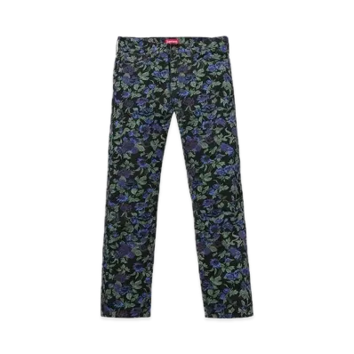 Supreme x Levi's Custom Fit Roses 505 Jean "Black"