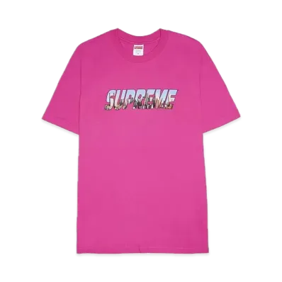 Supreme Gotham Tee "Magenta"