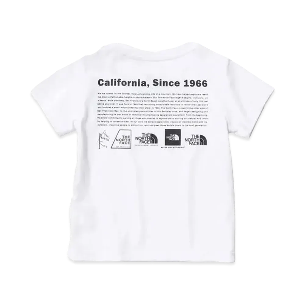 The North Face Short Sleeve Historical Logo Tee Baby "White"