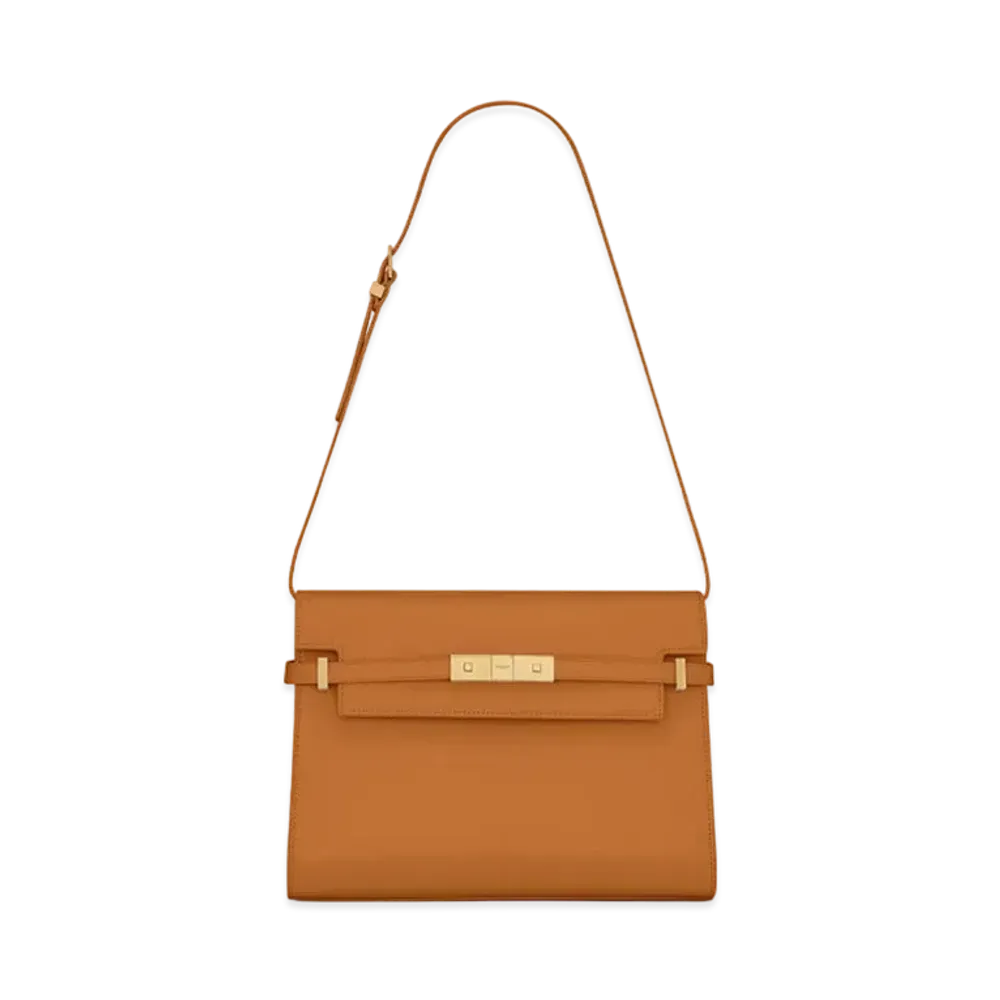 Saint Laurent Manhattan Shoulder Bag In Box Saint Laurent Leather "Cork"