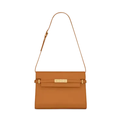Saint Laurent Manhattan Shoulder Bag In Box Saint Laurent Leather "Cork"
