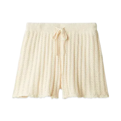 GELATO PIQUE Crochet Shorts "Ivory"