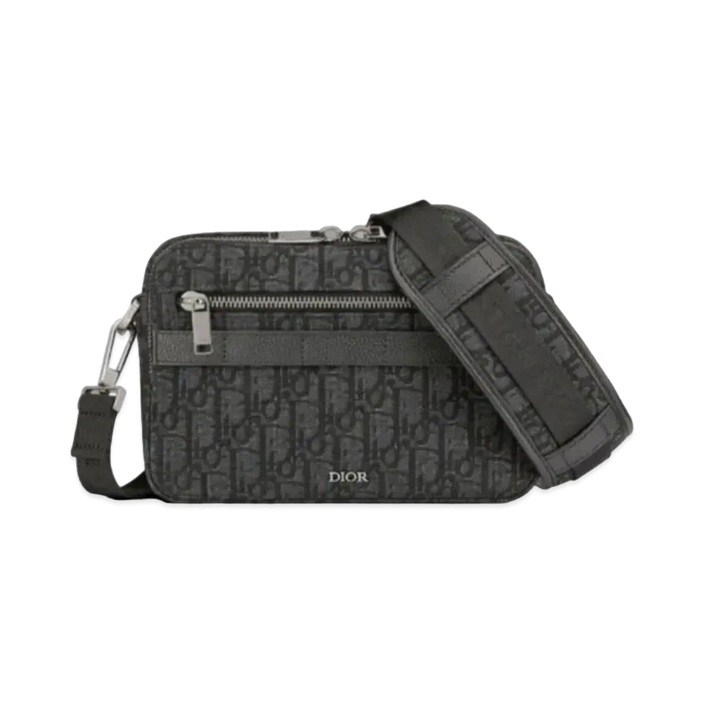 Dior Safari Messenger Bag Dior Oblique Jacquard "Black"