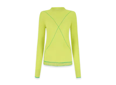 Bottega Veneta Women's Viscose Blend Sweater "Acid Green"