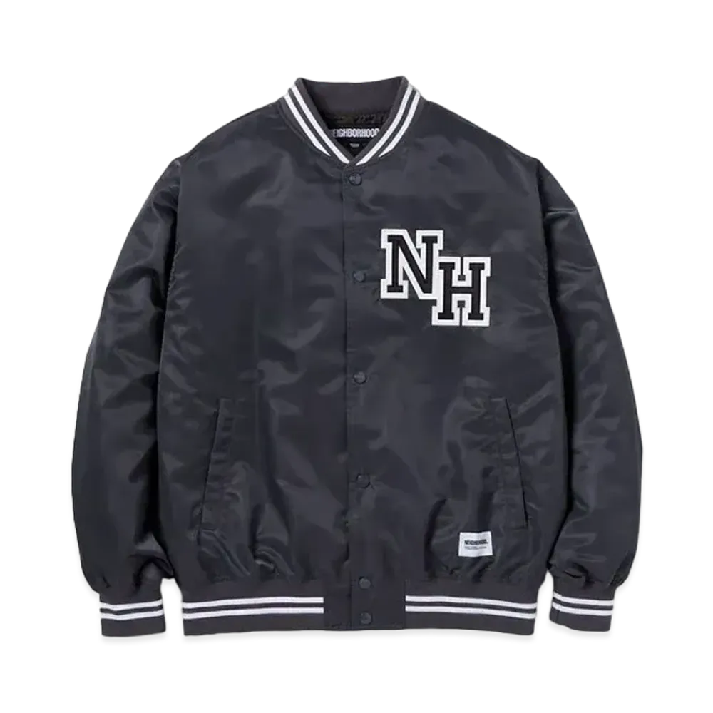 NEIGHBORHOOD Baseball Jacket "Charcoal"