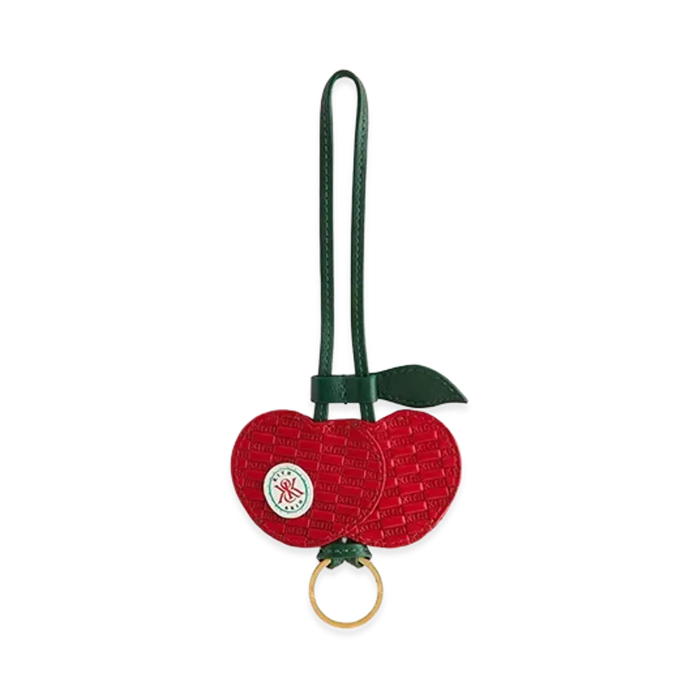 Kith Women's Monogram Leather Cherry Bag Charm "Dalle"