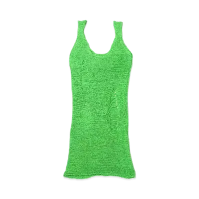 atmos pink Damage Cut Dress "Green"