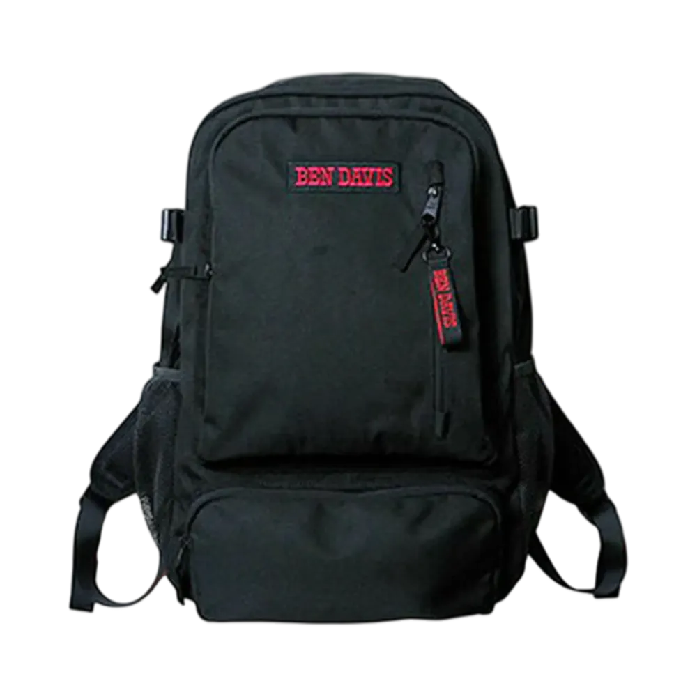 BEN DAVIS Backpack Women'S Men'S Logotape Bagpack Stylish Rucksack "Red"