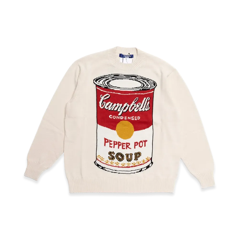 JUNYA WATANABE MAN x Andy Warhol Intarsia Jumper Crewneck "Multi/Color"