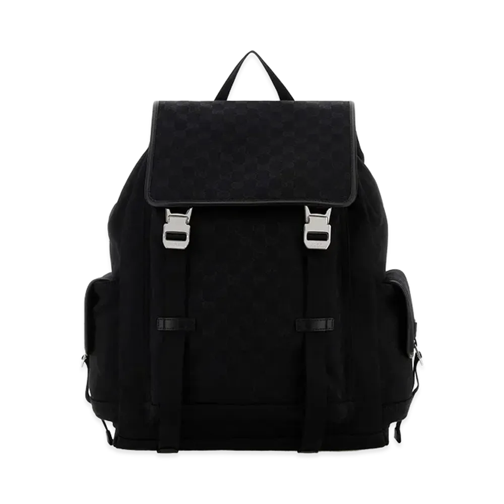 GUCCI Canvas Backpack "Black"