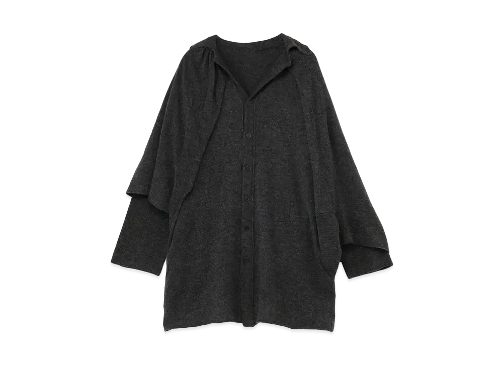 Yohji Yamamoto 10 G1 PLY PS CAPE CD B "Gray"