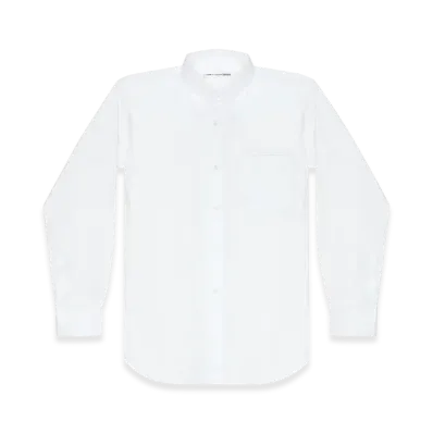 COMME des GARCONS SHIRT Cotton Poplin Plain "White"