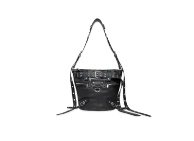 BALENCIAGA Emo Bucket Bag "Metallic Gray"