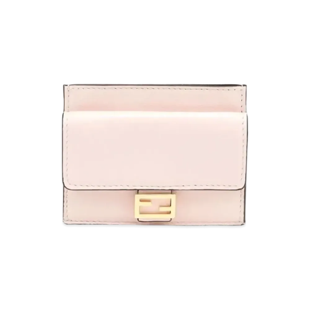 FENDI Card Case Leather "Pink"