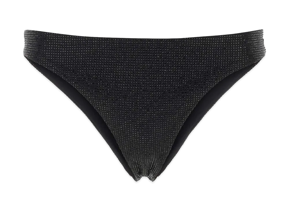 PRADA Women's Stretch Re-Nylon Bikini Bottom "Black"