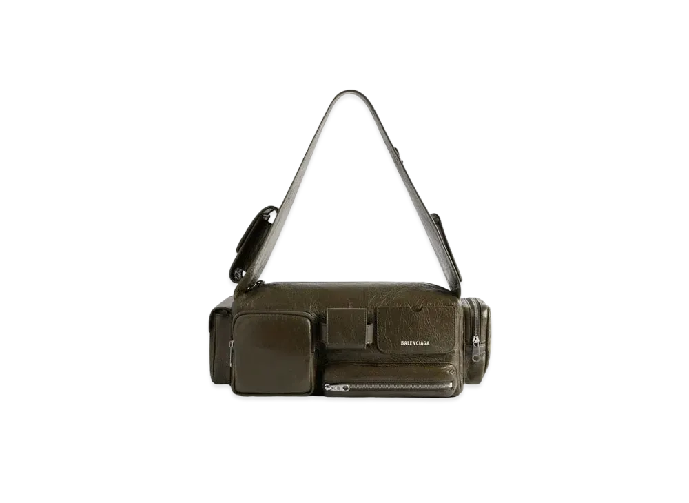 BALENCIAGA Superbusy Small Shoulder Bag "Khaki"
