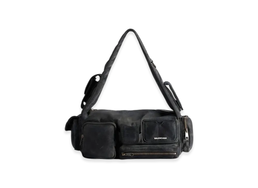 BALENCIAGA Superbusy Small Sling Bag "Black"