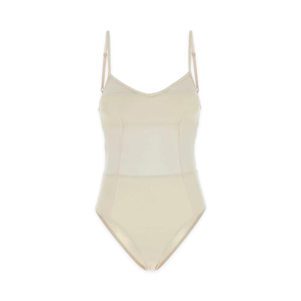 PRADA Women's Tulle Swimsuit "Light Pink"