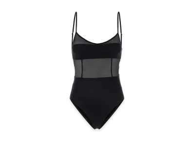 PRADA Women's Tulle Swimsuit "Black"