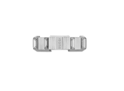 GUCCI Love Diamond Ring "Silver"