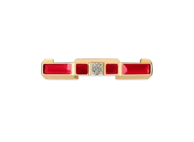 GUCCI Love Enamel Diamond Ring