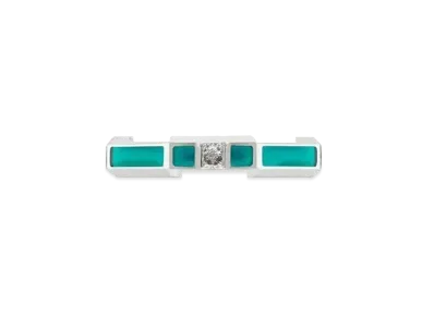 GUCCI Love Enamel Diamond Ring