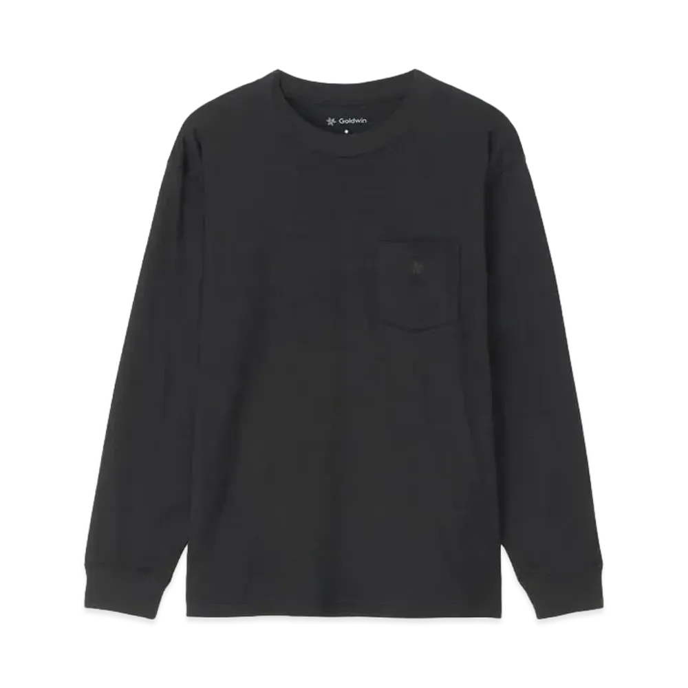 Goldwin Oversized Pocket Long Sleeve T-shirt (Unisex) "Black"