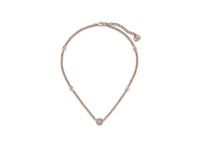 GUCCI Double G Floral Necklace