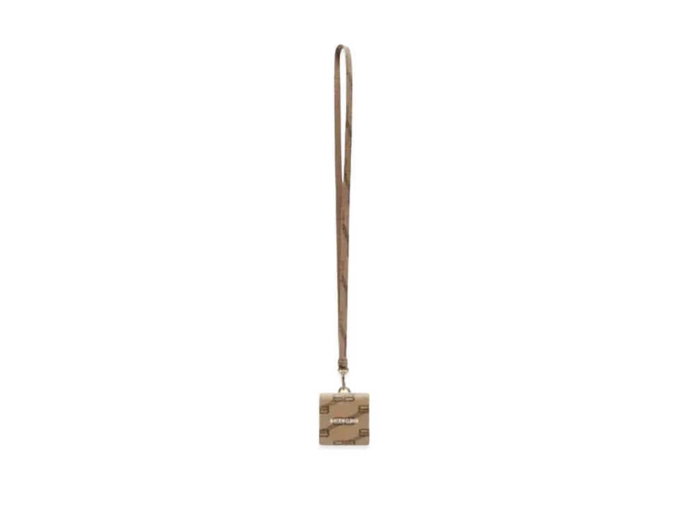 BALENCIAGA Signature Earpod Holder BB Monogram Coating Canvas "Beige"
