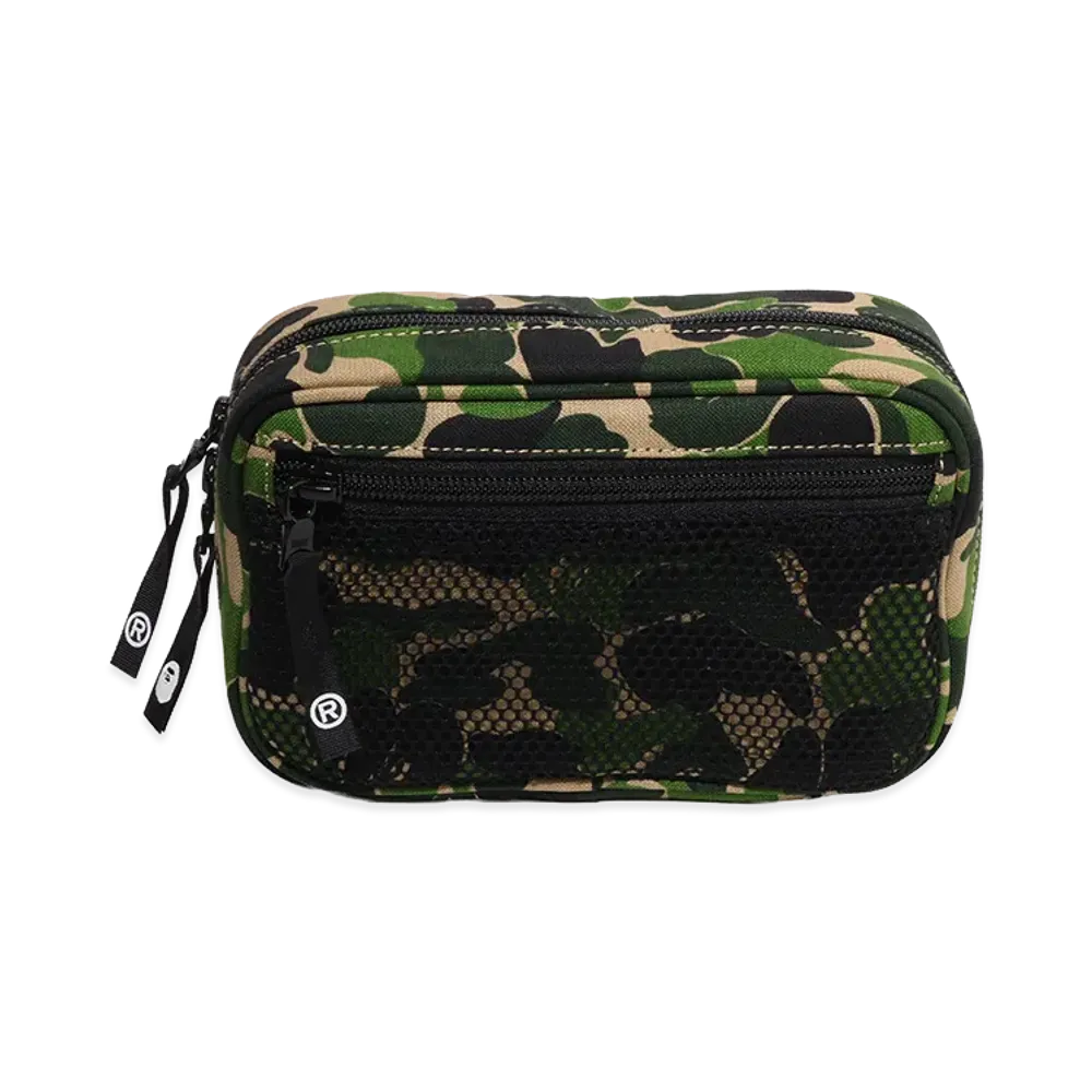 A BATHING APE ABC Camo Gadget Pouch "Green"