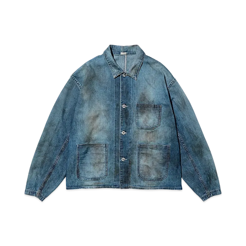 A.PRESSE Vintage Denim Coverall Jacket "Indigo"