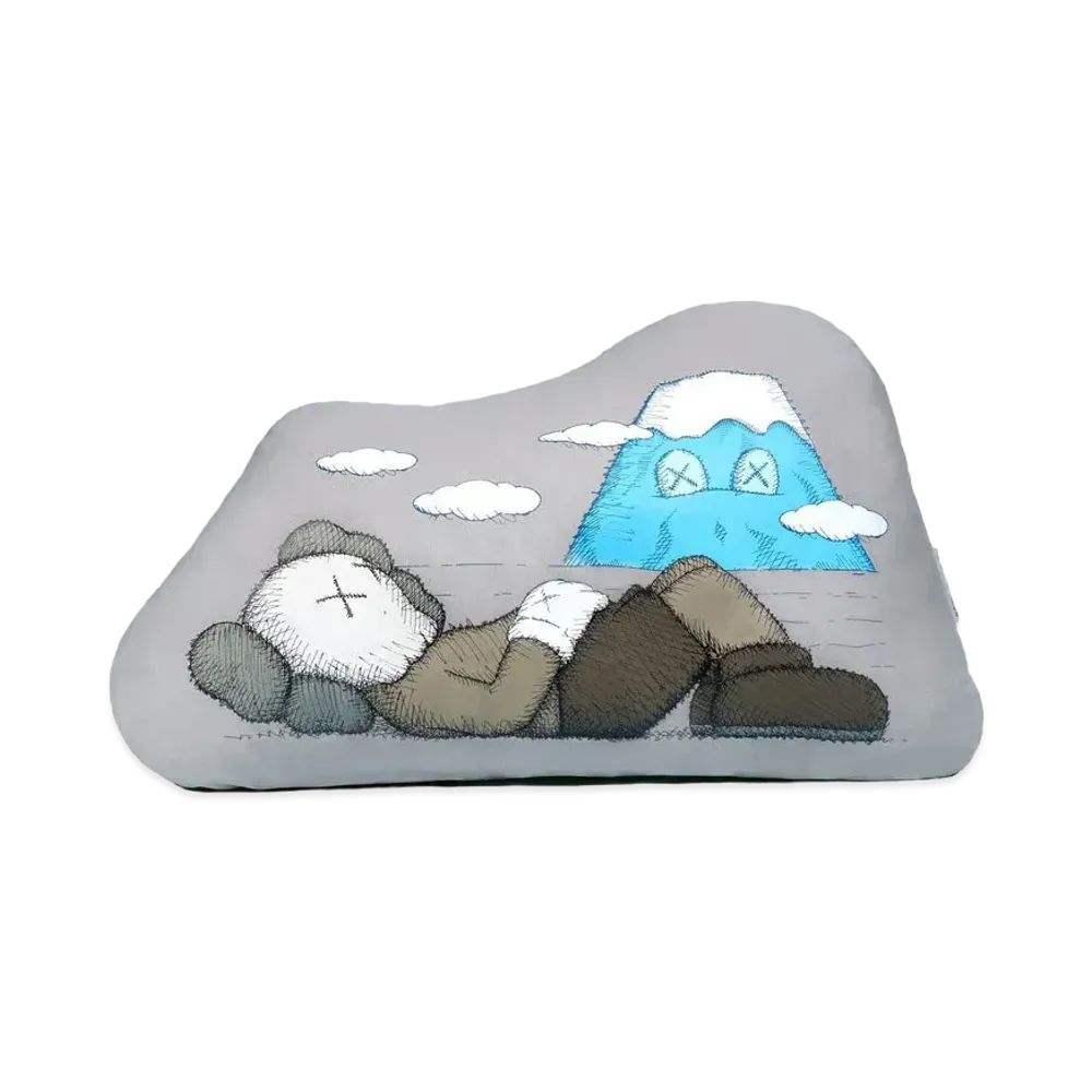 KAWS HOLIDAY JAPAN Cushion "Grey"