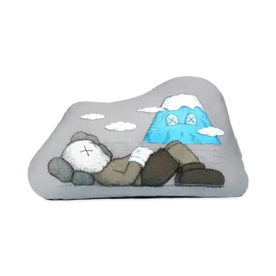 KAWS HOLIDAY JAPAN Cushion "Grey"