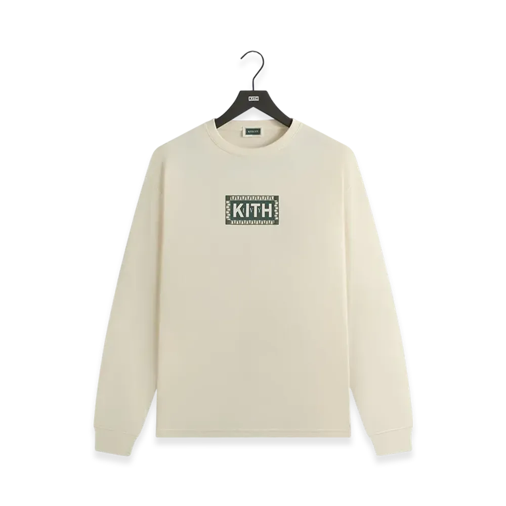 Kith Ivy Classic Logo Long Sleeve Tee "Sandrift"
