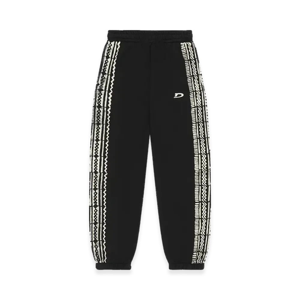 DENIM TEARS Mudcloth Sweatpants "Black"