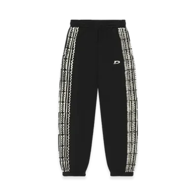 DENIM TEARS Mudcloth Sweatpants "Black"