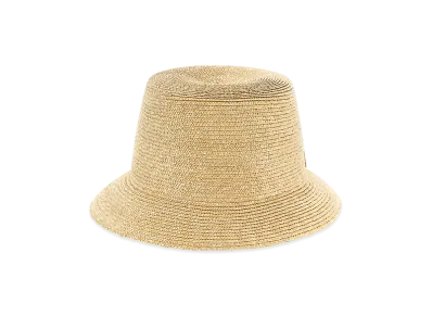 Saint Laurent Cassandre Straw Hat "Beige"