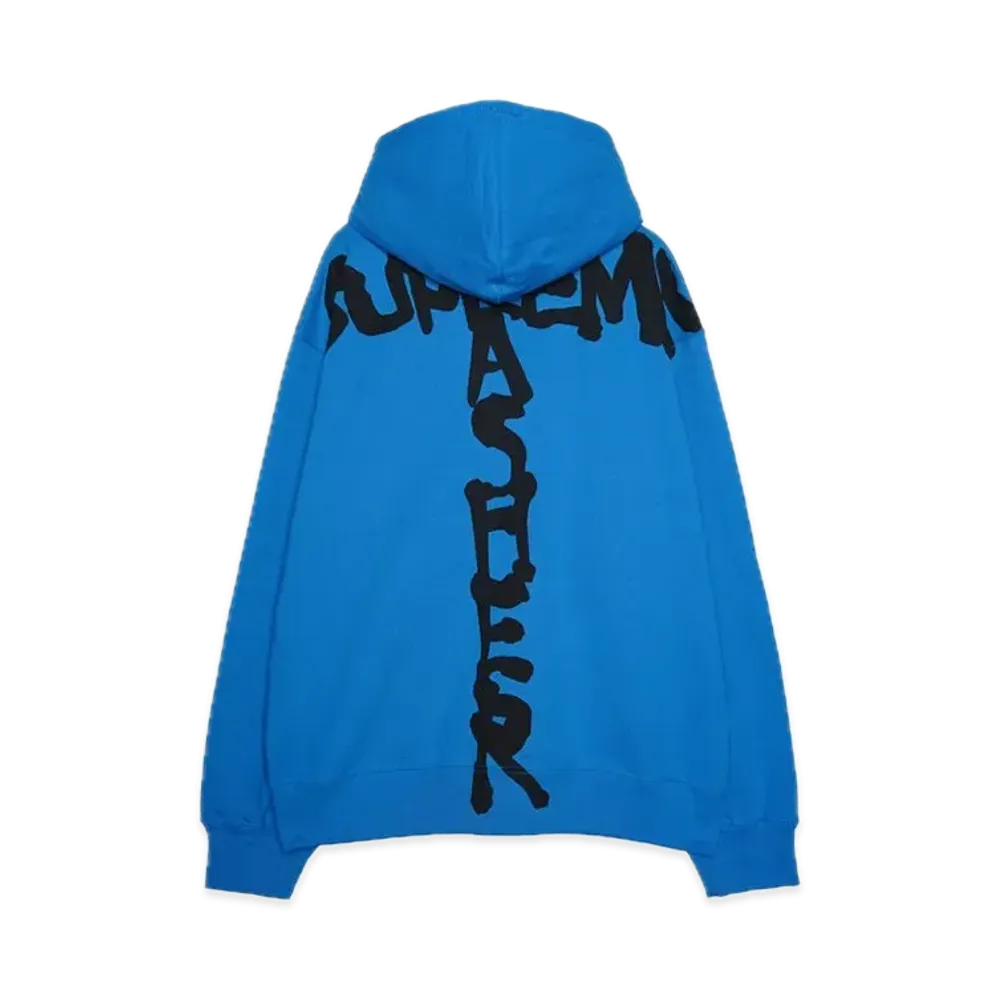Supreme x Thrasher Zip Up Hooded Sweatshirt "Bright Blue"