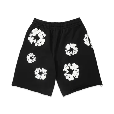 DENIM TEARS Cotton Wreath Sweatshorts "Black"