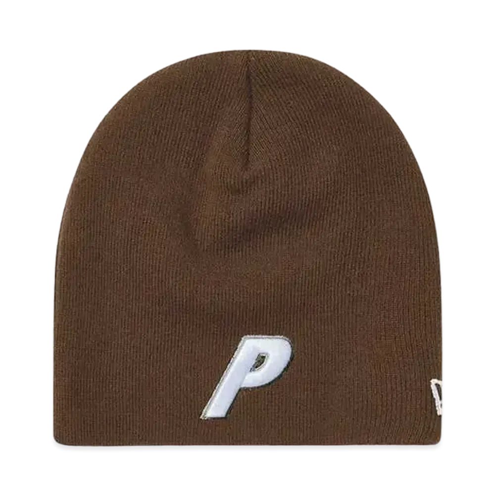 PALACE x NEW ERA Nein Cuff Beanie "Brown"